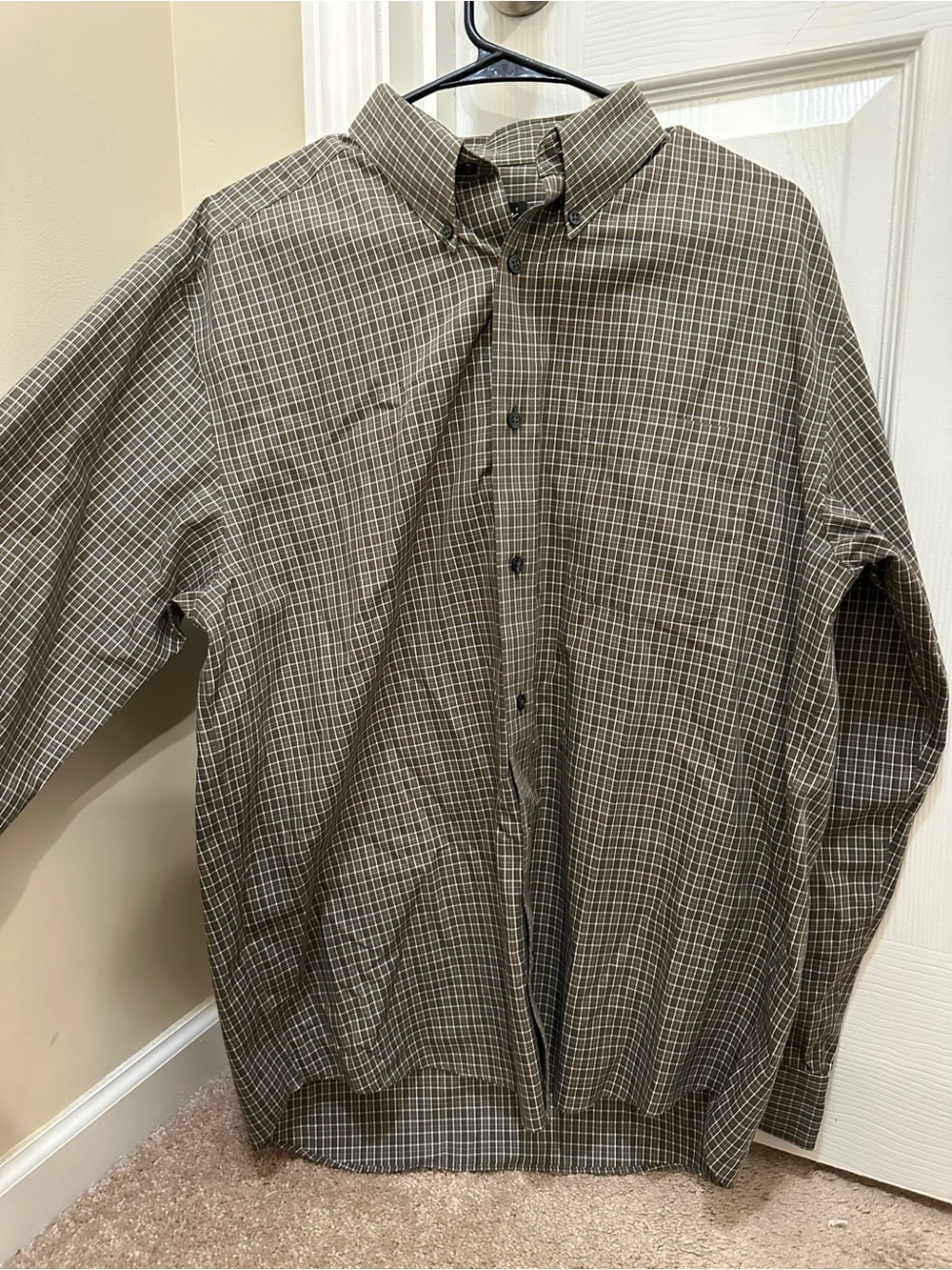 Eddie Bauer Plaid Button-Up Shirt
